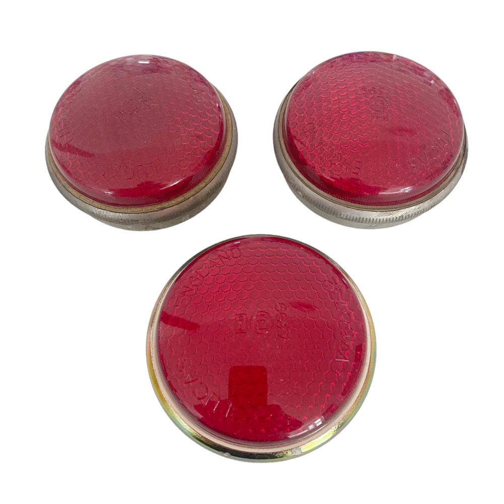 Military Fish eye red stop/tail lamp screw on lens AAU1079